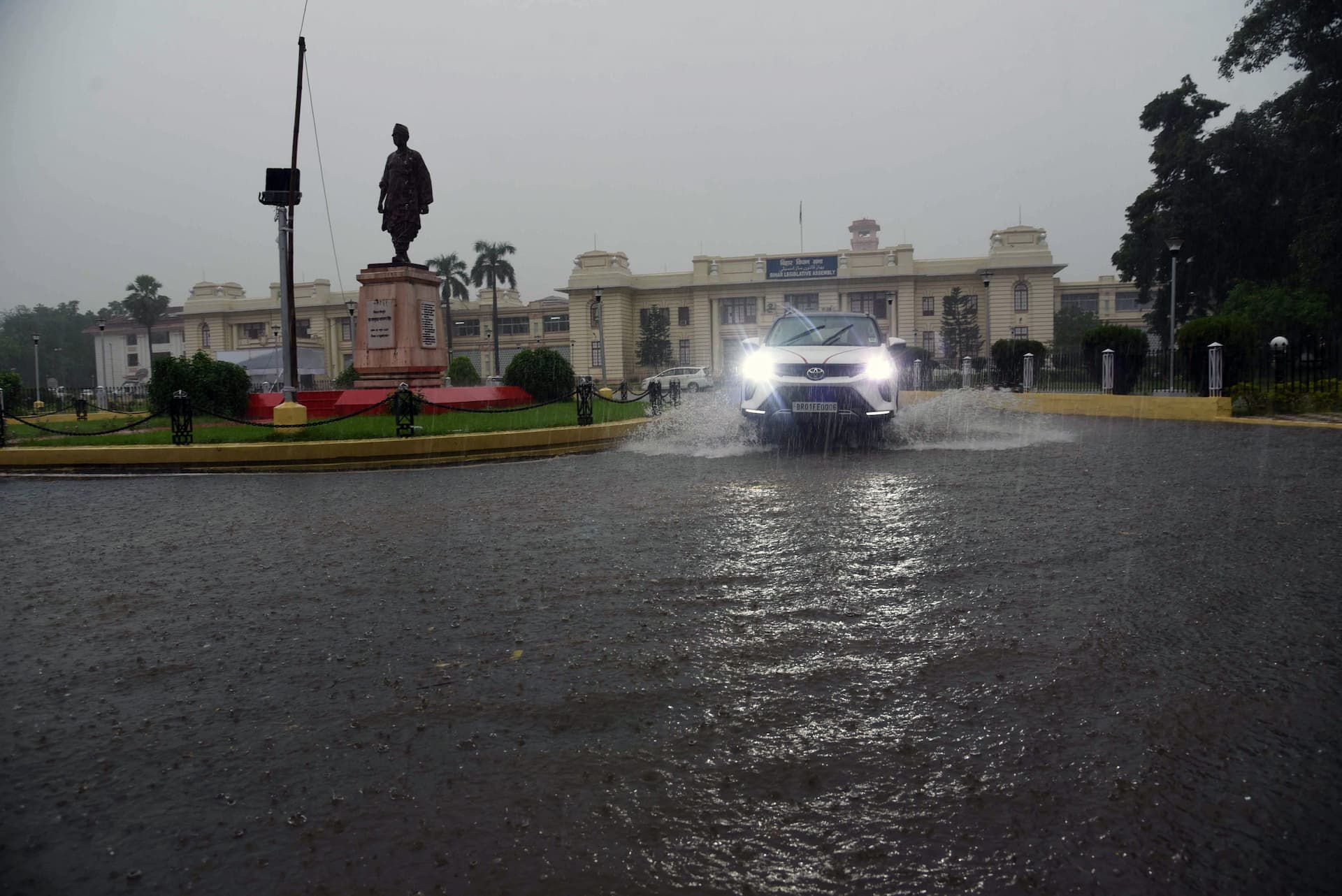 heavy rain