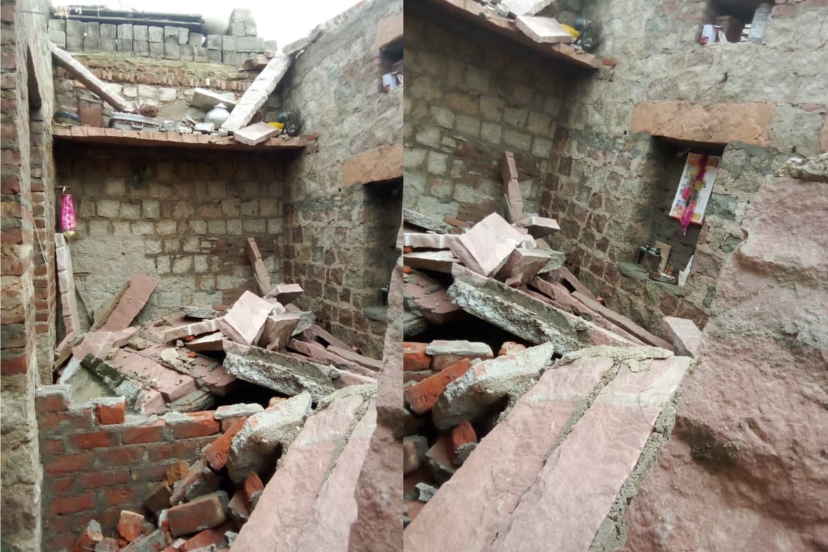 house collapsed in jalore