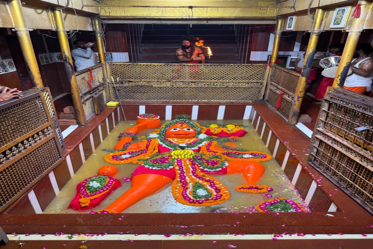 lete hanuman ji prayagraj
