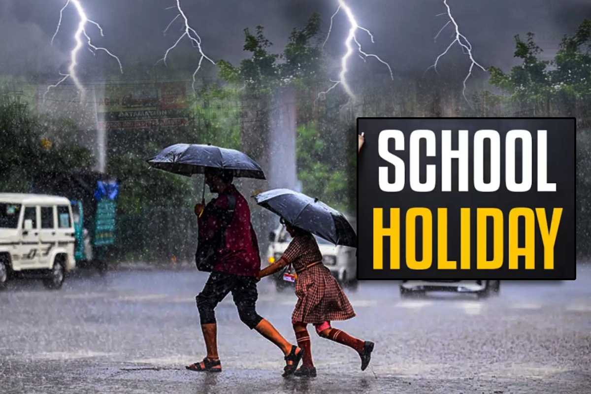 School Holiday declared Due to heavy rain