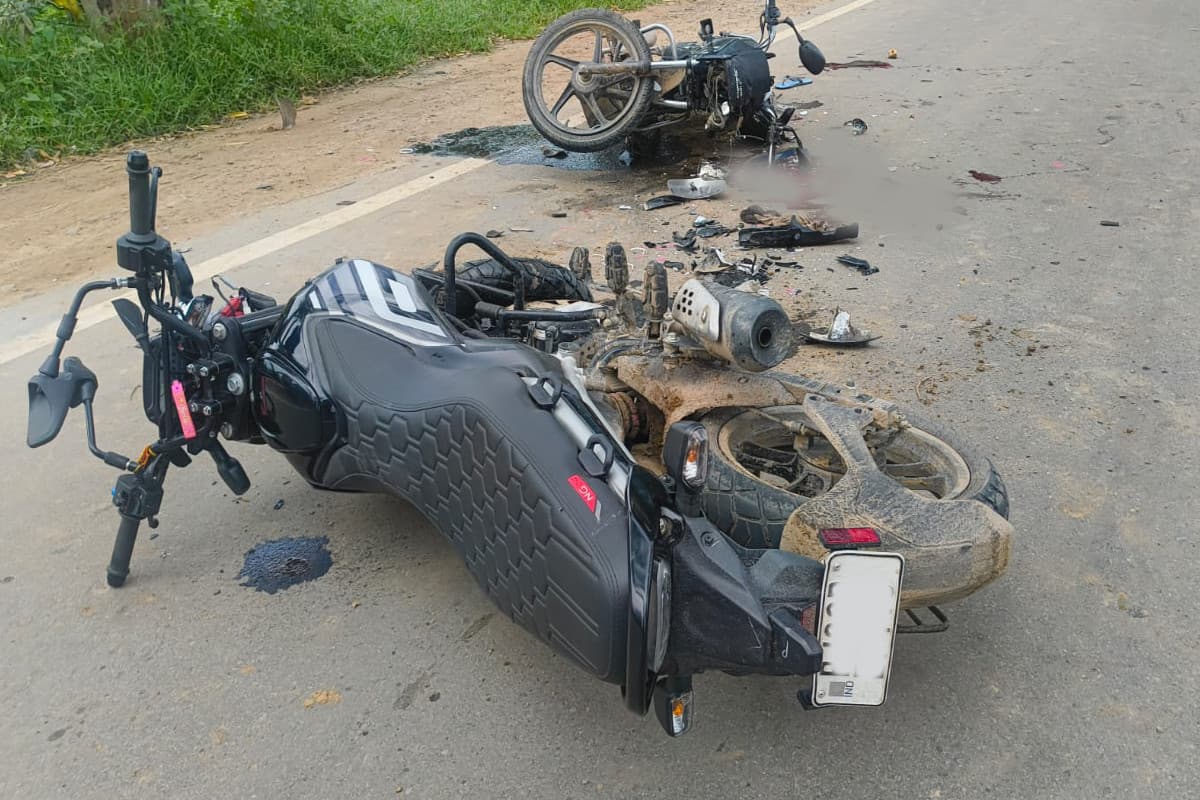 bike accident in Bharatpur